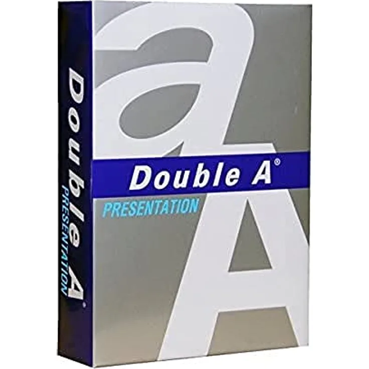 Double A Presentation, 100 g/m², DIN A4, 1 Karton mit 10 Packungen je 200 Blatt, hochweiß