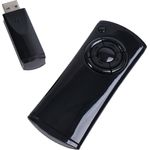 Gioteck MX1 Micro Media Remote Fernbedienung für Sony PS3, innovatives Design und energiebewusst, Schwarz