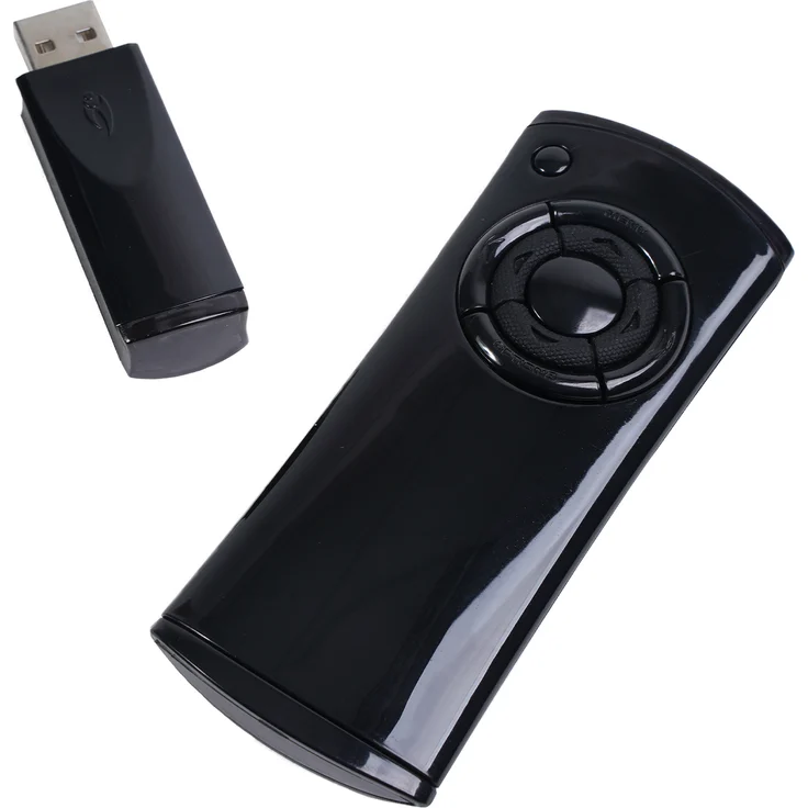Gioteck MX1 Micro Media Remote Fernbedienung für Sony PS3, innovatives Design und energiebewusst, Schwarz – Bild 1