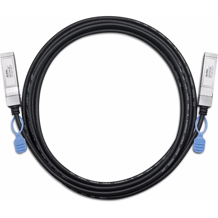 Zyxel DAC10G-3M, Transceiver mit 10 Gigabit Datenübertragung, Schwarz