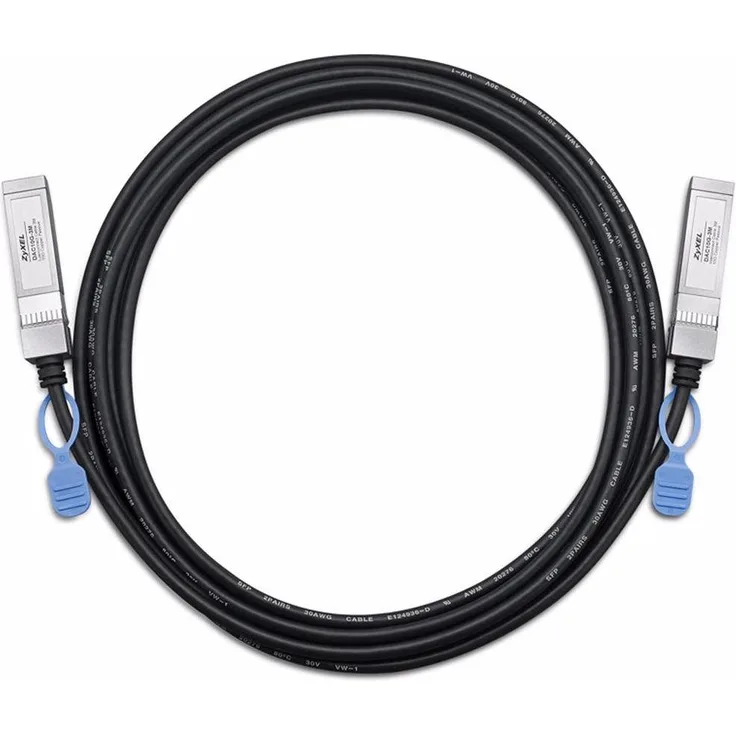 Zyxel DAC10G-3M, Transceiver mit 10 Gigabit Datenübertragung, Schwarz