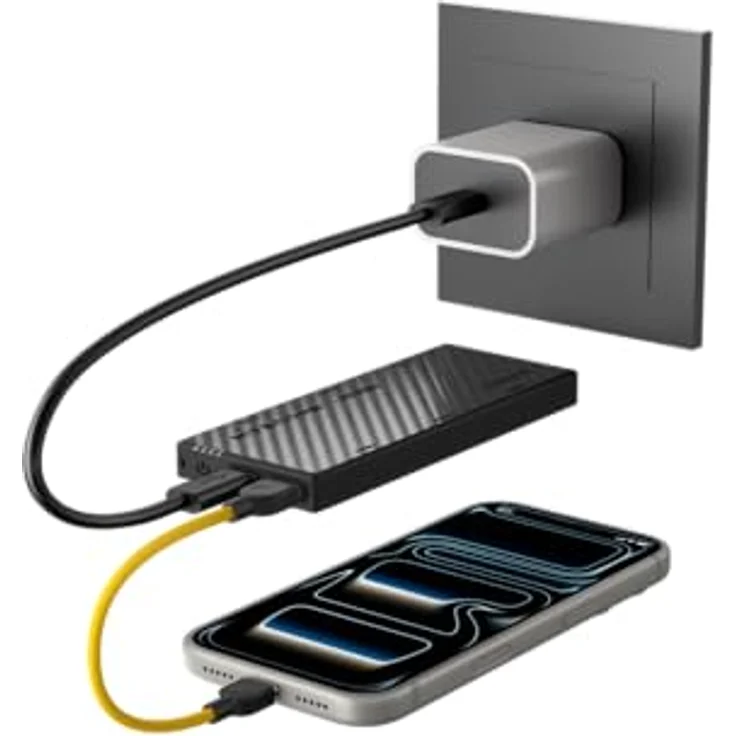 Nitecore NB10000 GEN4, Powerbank 10.000mAh mit IPX7-Zertifizierung und Carbon-Faser-Konstruktion, Carbonschwarz – Bild 11