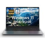 ALLDOCUBE Laptop Alldocube GTbook 15 2Gen-Intel N95 Prozessor 16GB+ 512GB-Grau Notebook (Intel)