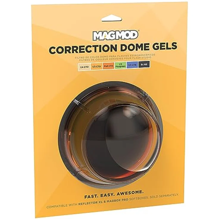 MagMod XL Correction Dome Gele (6) für Reflector XL und MagBox Pro Softboxen, präzise Farbkalibrierung, vielseitige Nutzung - 6er Pack – Bild 1