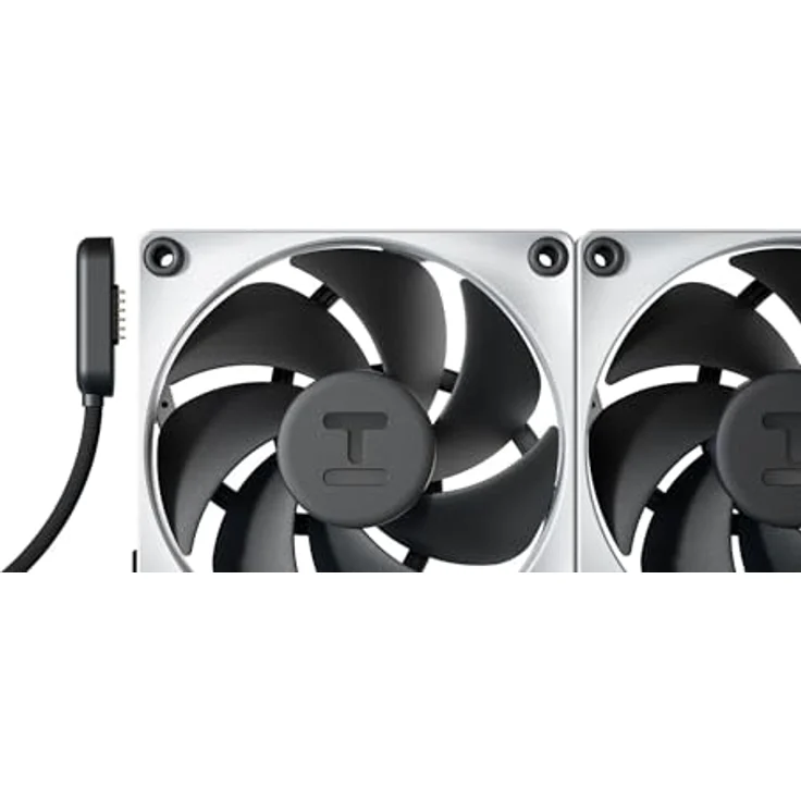 Hyte FP12 THICC Gehäuselüfter - 120mm, Dreier-Pack, Schwarz / Silber – Bild 8
