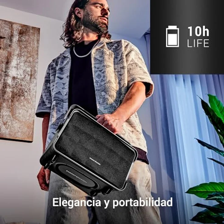 Energy Sistem Classy Bluetooth-Lautsprecher (150 W, 10 Stunden Akkulaufzeit, USB-Player, extra Bass) in Retro-Design – Bild 3
