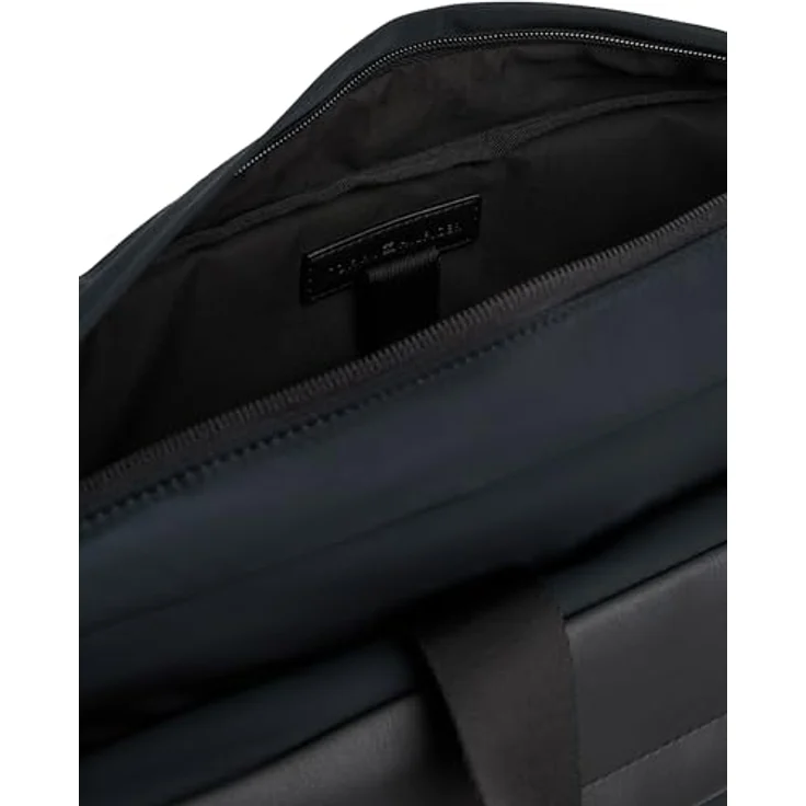 Tommy Hilfiger TH NYLON WORKBAG, Unisex Laptoptasche in Schwarz mit Vordertaschenfach und verstellbarem Schulterriemen – Bild 4