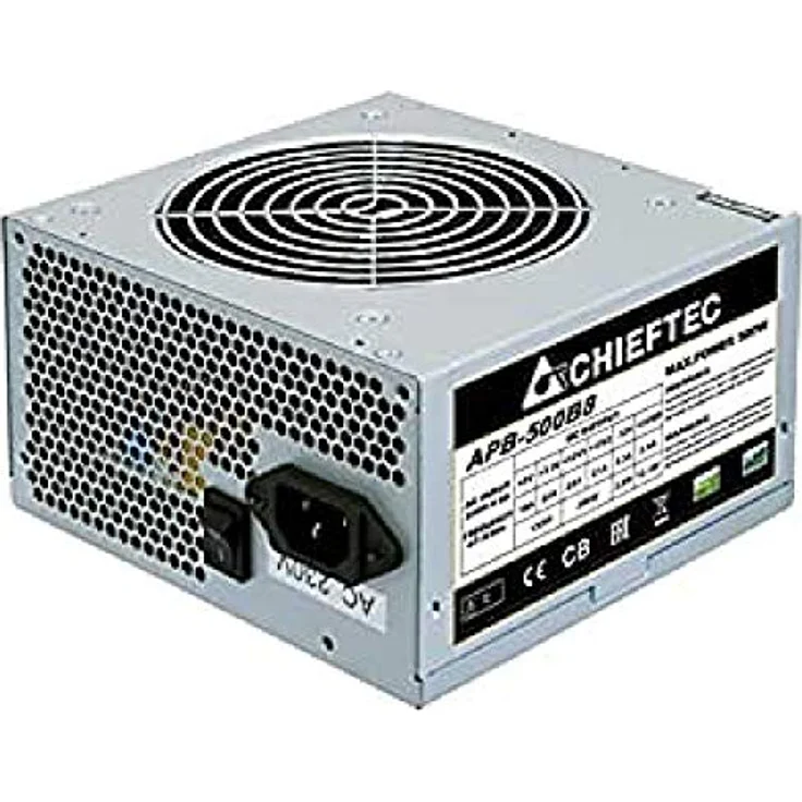 Chieftec VALUE SERIES APB-500B8 - Netzteil (intern) (500 W), PC Netzteil, Silber, aktive PFC – Bild 1