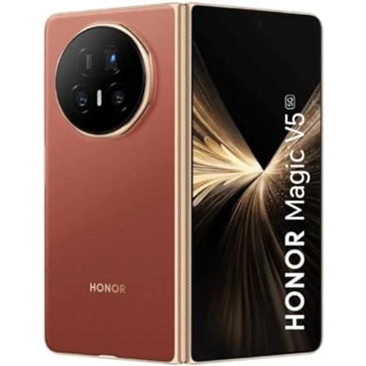 Honor Magic V5 (512 GB, Reddish Brown, 0.31", Dual SIM, 5G), Smartphone, Braun – Bild 2