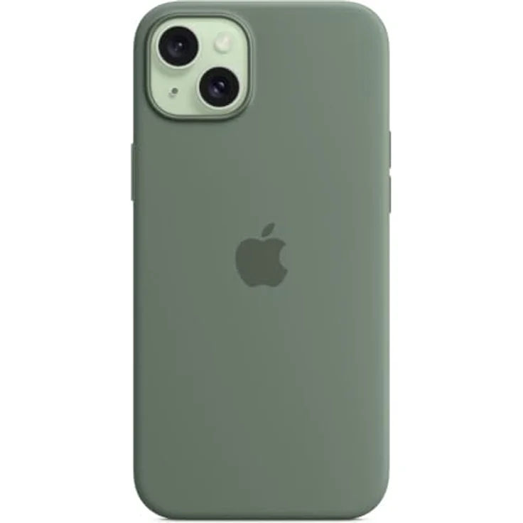 Apple iPhone 15 Plus Silikon Case mit MagSafe – Zypresse ​​​​​​​ – Bild 3