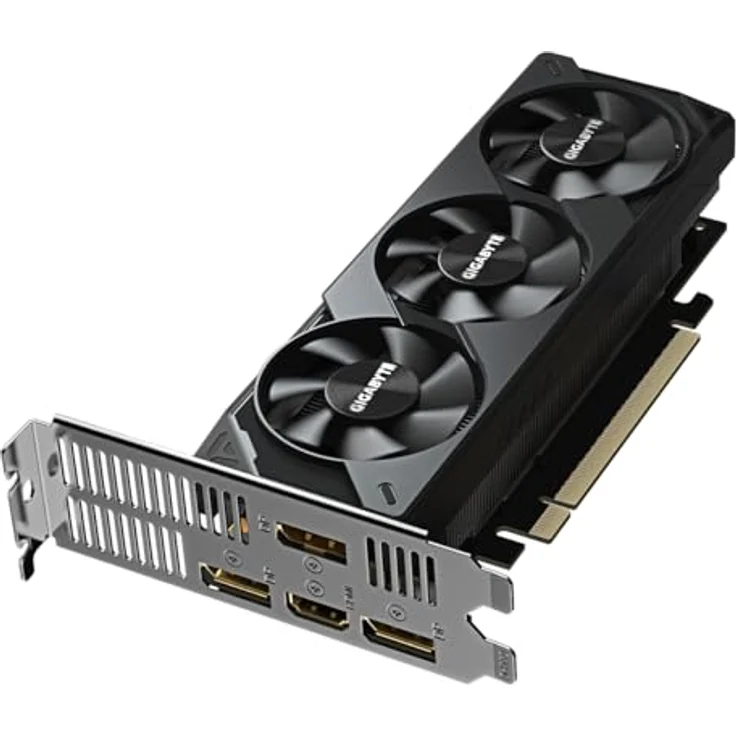 Gigabyte GeForce RTX 5060 OC Low Profile 8G Grafikkarte - 8GB GDDR7, 128bit, PCI-E 5.0, 2512 MHz Kerntakt, 3 x DisplayPort, 1 x HDMI, GV-N5060OC-8GL – Bild 4