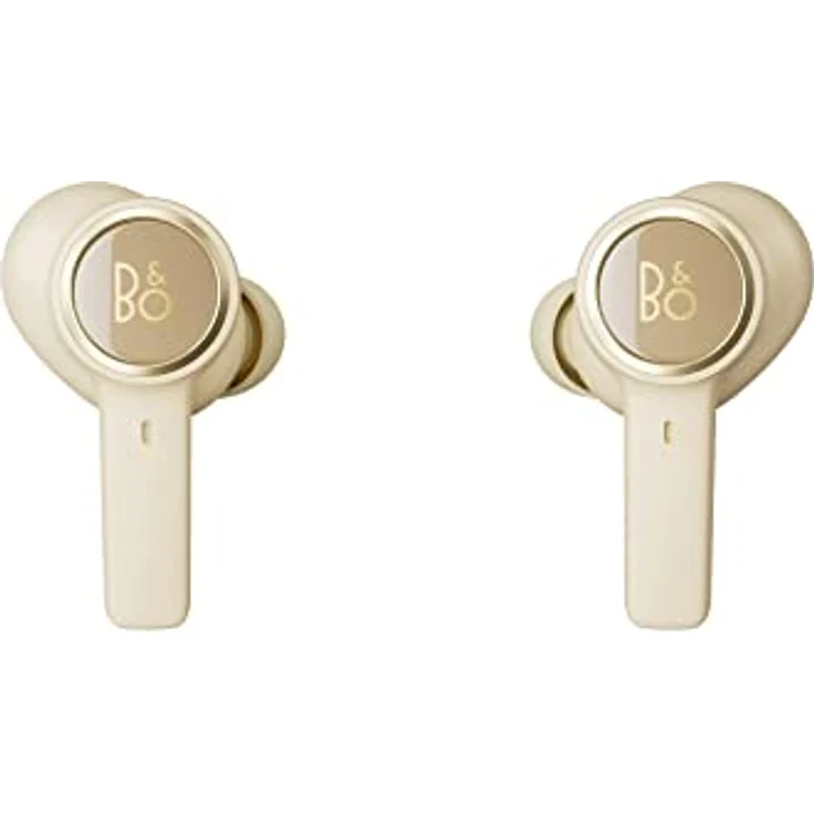 Bang & Olufsen Beoplay EX - Kabelloser Bluetooth Noise Cancelling In-Ear Kopfhörer, 6 Mikrofone, 28 Stdn Akkulaufzeit, Wasserdichte Kopfhörer für Arbeit, Sport, Freizeit + USB-C, Ladebox - Gold Tone – Bild 3