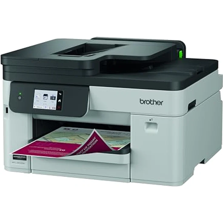 Brother MFC-J5010DW, 4-in-1 Business-Ink Multifunktionsgerät mit automatischem Duplexdruck, 28 Seiten/Min, 250 Blatt Papierzufuhr und 6,8 cm Touchscreen – Bild 3