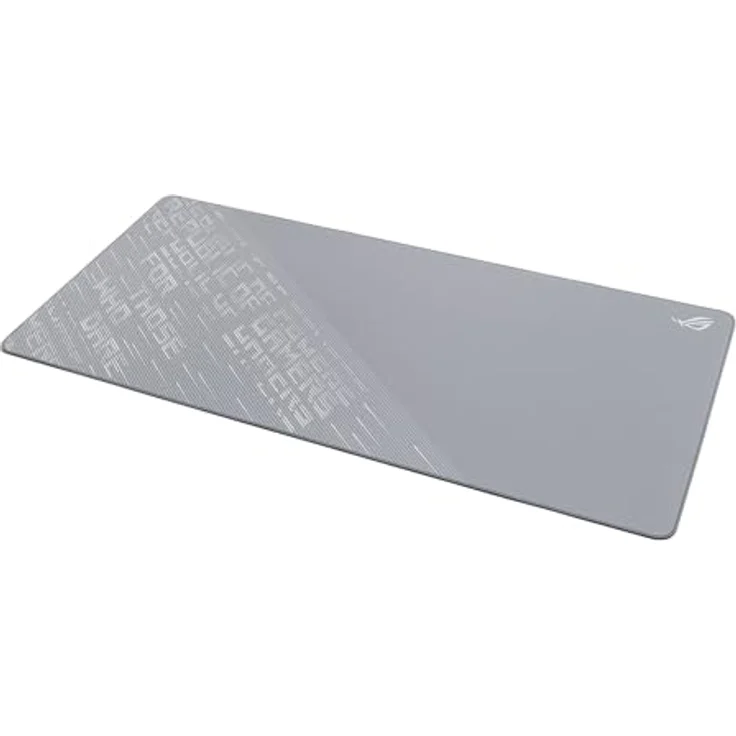 ASUS ROG Scabbard II XXL Gaming-Mauspad, 900x400 mm, wasser-, öl- und staubabweisende Oberfläche, flach genähte Kanten, rutschfeste Gummibasis, Grau – Bild 4