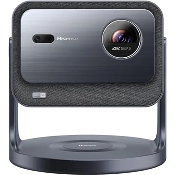 Hisense C2 Smart Mini Projektor 4K UHD RGB Laser mit Dolby Vision, HDR, JBL Speaker (schwarz)