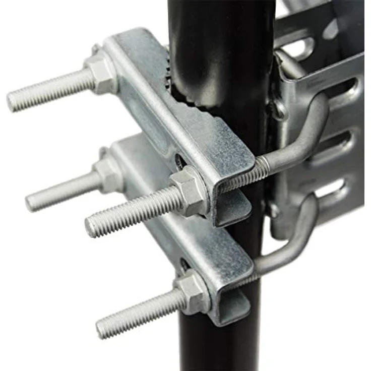 PremiumX PXS80 Satellitenschüssel 80cm Stahl Anthrazit Satellitenantenne mit Offset-Gewinn: 38.5 dB – Bild 4