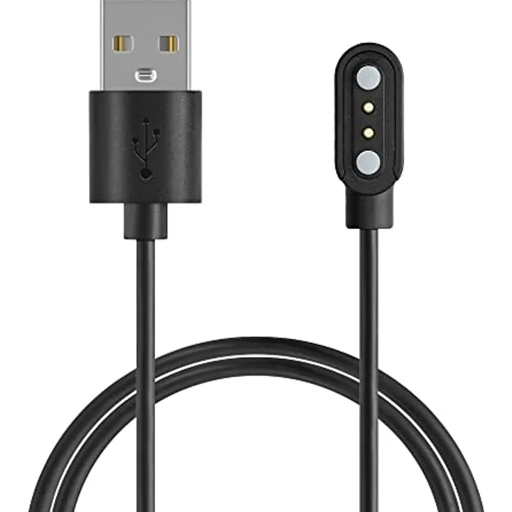 kwmobile USB Kabel Charger für Blackview R30 Pro / R8 / R3 / R3 Pro / X2 / X1 / Letsfit / Fitpolo, 100 cm lang, schnelles Ladekabel in Schwarz