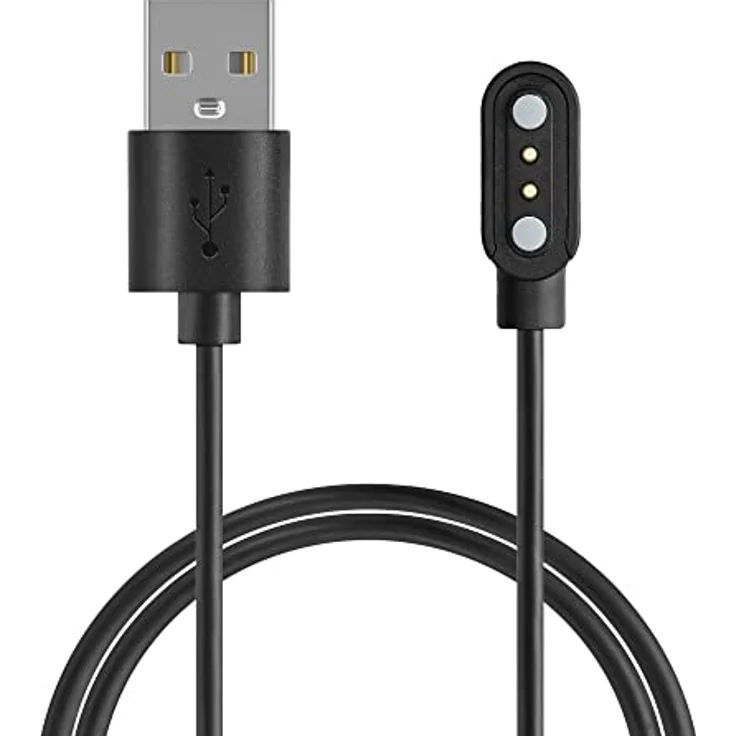 kwmobile USB Kabel Charger für Blackview R30 Pro / R8 / R3 / R3 Pro / X2 / X1 / Letsfit / Fitpolo, 100 cm lang, schnelles Ladekabel in Schwarz – Bild 1