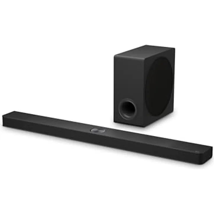 LG DS90TY 5.1.3 Dolby Atmos Soundbar (570W) mit kabellosem Subwoofer (Wow Cast, HDMI, Bluetooth) [2024]