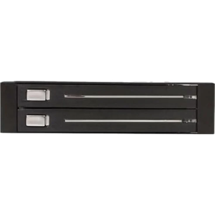 StarTech.com SATA Wechselrahmen 3,5 Zoll trägerlos - Mobiles Festplatten Speicher Rack für 2x 6,4cm (HSB220SAT25B) – Bild 2