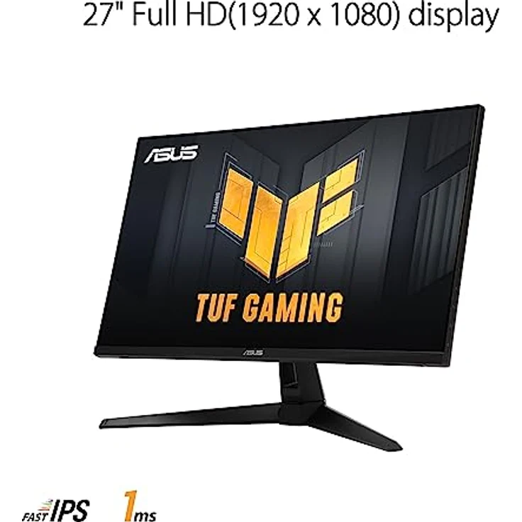 ASUS TUF Gaming VG279QM1A - 27 Zoll Full HD Monitor - 280 Hz, 1ms GtG, G-Sync, FreeSync, Adaptive Sync, ELMB, GameFast Input , HDR10 - Fast-IPS Panel, 16:9, 1920x1080, USB-Hub, DP, HDMI, Speaker, Schwarz – Bild 2
