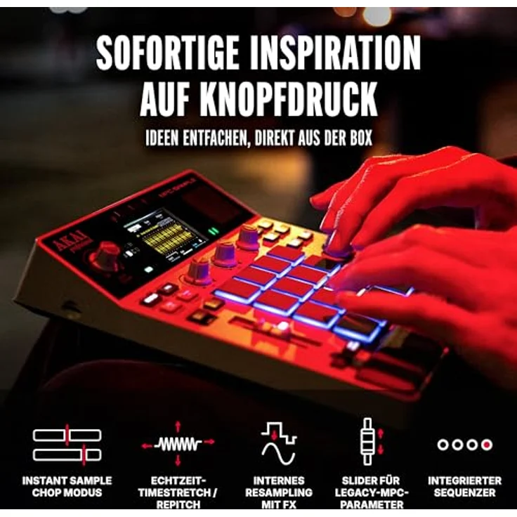 Akai MPC Sample, DJ Controller mit leistungsstarken Performance-Pads und umfangreicher Sampling-Funktionalität – Bild 5