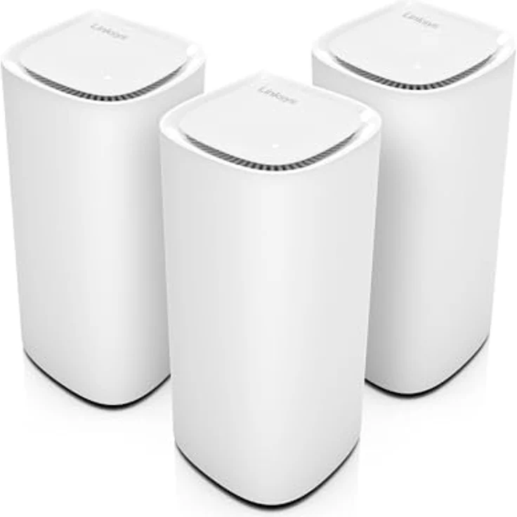 Linksys Velop Pro 7 Mesh WiFi 7 System MBE7003 – Tri-Band, mehr als 10 Gbit/s, bis zu 825 m² Abdeckung – 3er-Pack – Bild 1