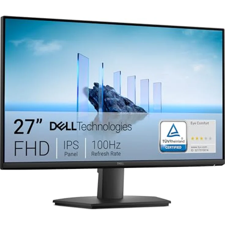 Dell 27 Monitor SE2725HM Monitor 27 Zoll Full HD (1920x1080), 100Hz, IPS, 5ms, Neigbar, Comfortview Plus, Schwarz – Bild 2