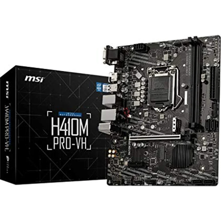 MSI H410M PRO-VH - micro ATX, Intel H410, LGA 1200 (Sockel H5), Dual-channel DDR4-SDRAM (H410M PRO-VH) – Bild 2