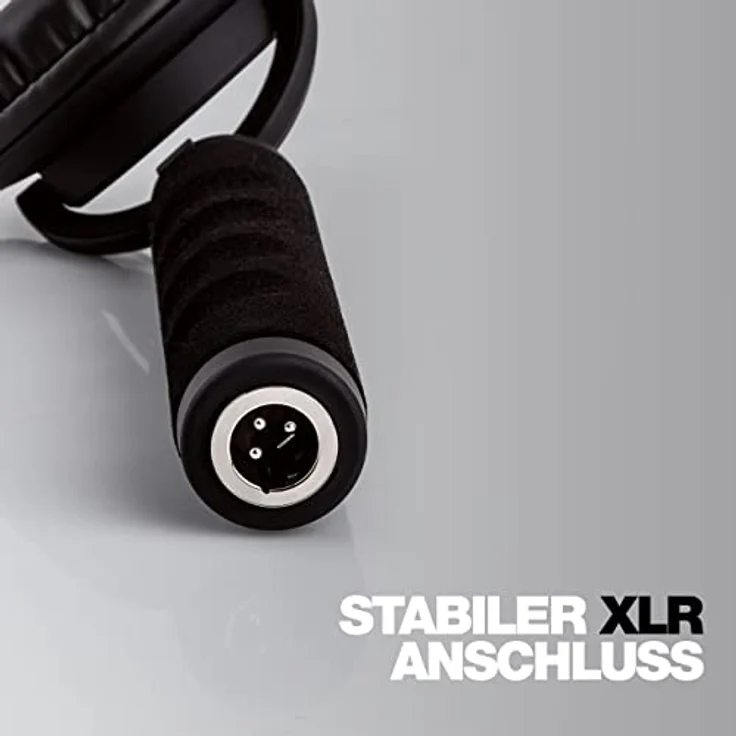 Reloop RHP 10 Mono, DJ Kopfhörer mit 50 mm Neodym Treiber, schwarz, inkl. XLR-Ausgang und Kunstledertasche – Bild 7