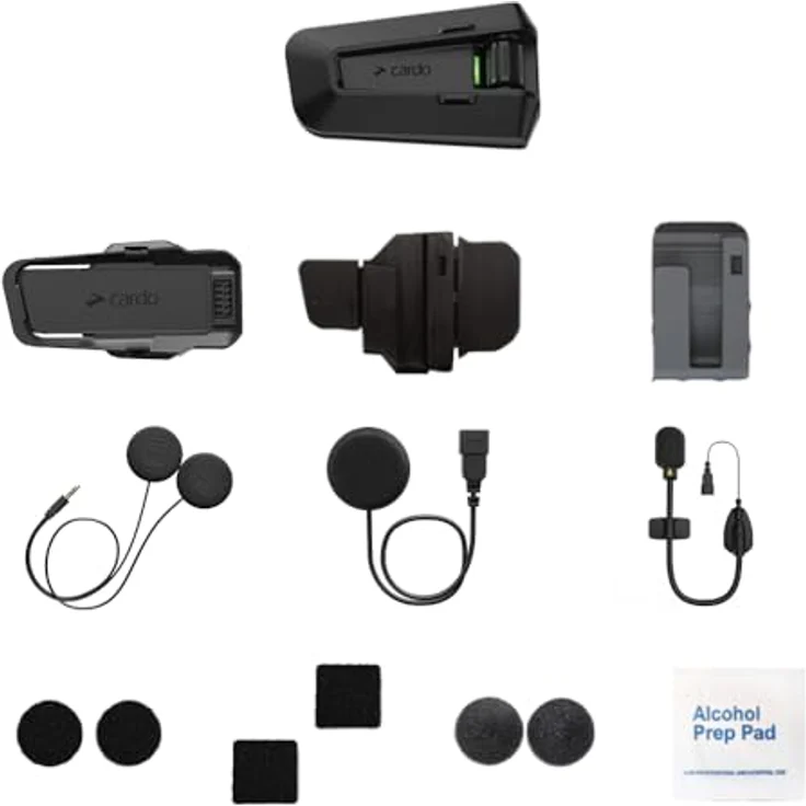 Cardo Packtalk PRO Kommunikationssystem Einzelset, Motorrad-Intercom mit Dynamic Mesh Communication, JBL HD-Lautsprechern und Sprachbedienung – Bild 8