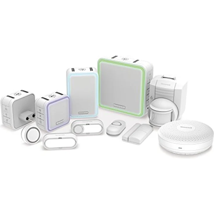 Honeywell Home 6-Klang Gong, Türklingel, mit LED-Blitzlicht und Lautstärkeregelung, weiß, DW313S – Bild 6