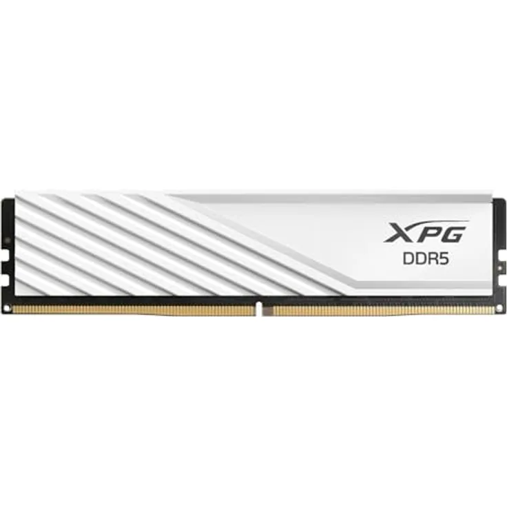 XPG DIMM 16 GB DDR5-6000 (1x 16 GB) Arbeitsspeicher (weiß, AX5U6000C4816G-SLABWH, Low-Profile-Kühler, INTEL XMP, AMD EXPO)