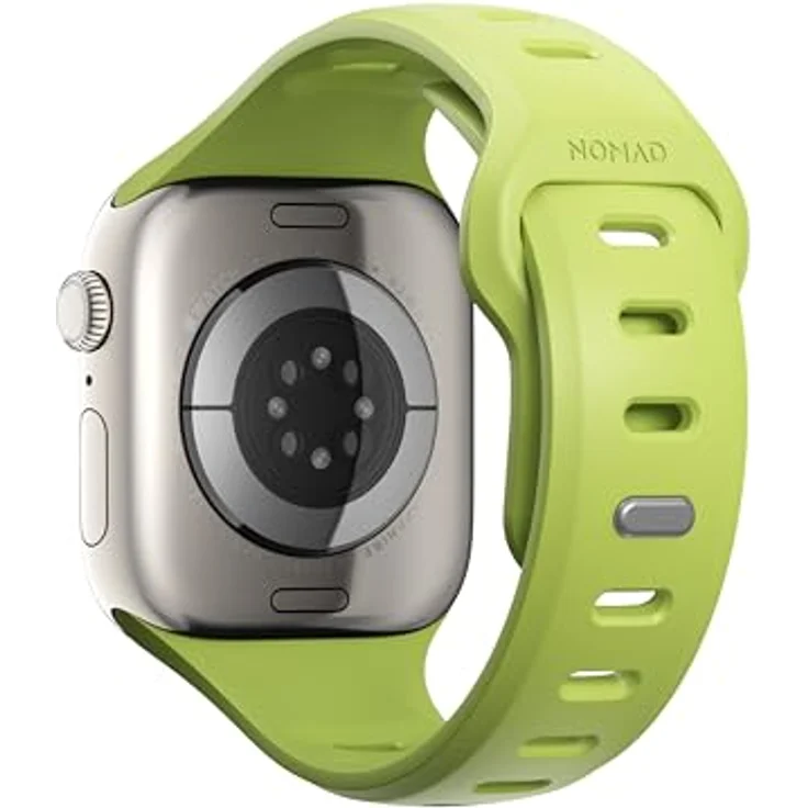 NOMAD Tempo Band für Apple Watch 42mm, wasserfestes und schlankes Sportarmband, Lime – Bild 2