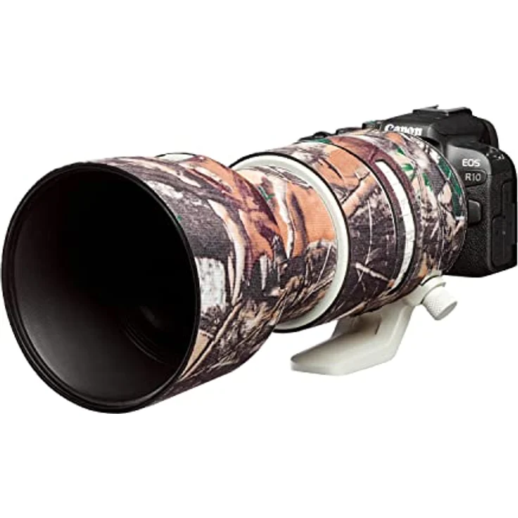 easyCover Lens Oak Objektivschutz für Canon RF 70-200mm F2.8L IS USM, wasserfest, Neopren-Nylon Material, Wald Camouflage – Bild 2