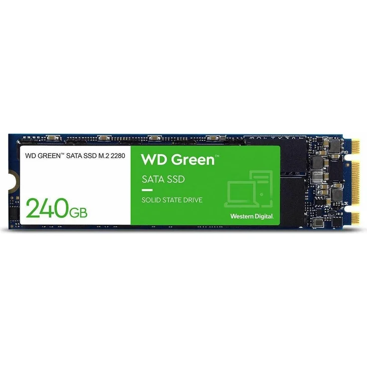 WD Green WDS240G3G0B, 240 GB M.2 2280 SSD mit hoher Zuverlässigkeit und energiesparendem Betrieb