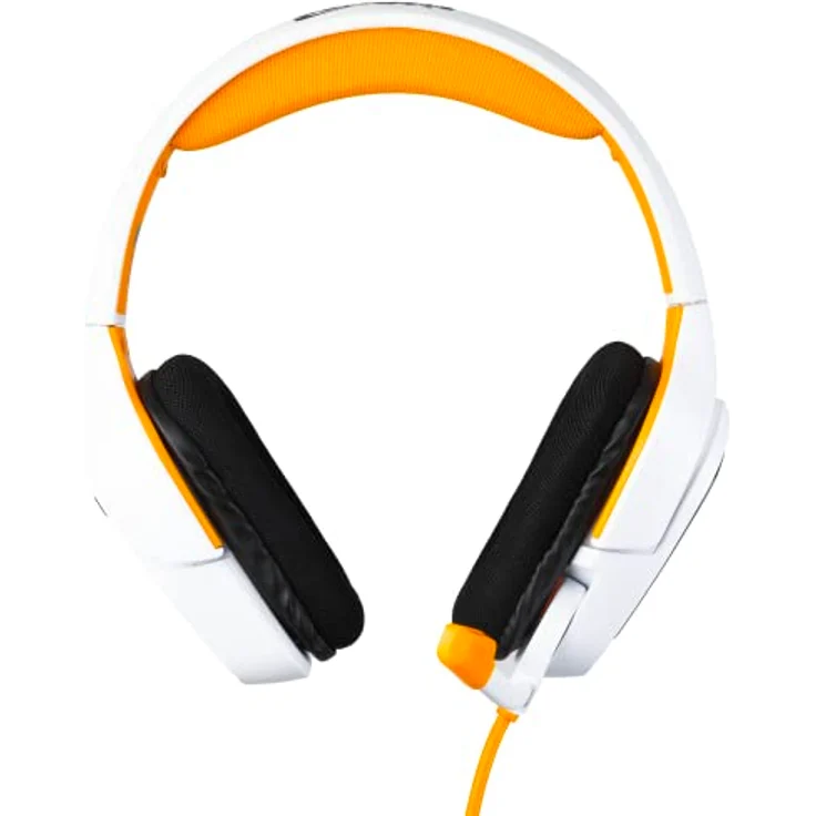 Konix Universal Gaming Headset mit flexiblem Mikrofon, Kompatibel mit PS4, PS5, Xbox One, PC, Tablet, Smartphone, Weiß/Orange, Schwarz, Einzigartige - Preisvergleich – Bild 4