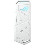 ASUS ROG Strix Arion White Edition M.2 NVMe-SSD-Gehäuse (USB 3.2 GEN2 Typ-C, werkzeuglose Installation, Wärmeleitpads, ASUS-Aura-Sync-Lichteffekte)