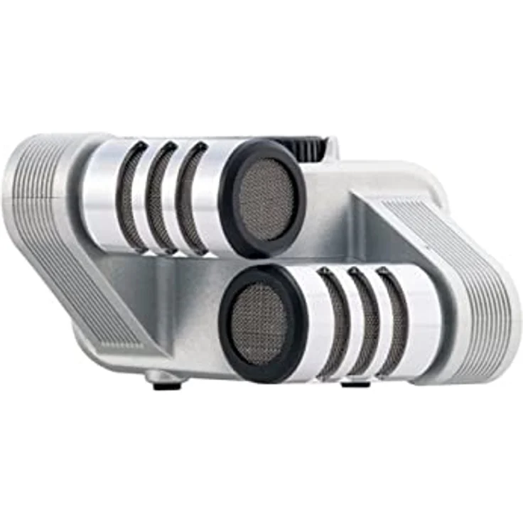 Zoom iQ6 XY Stereo Mikrofon für iPhone/iPad, zwei Kondensatormikrofone für realistische Stereoqualität, einstellbare Mikrofonwinkel, analoges MIC GAIN Rad – Bild 4