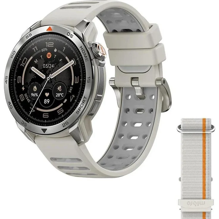 Mibro ORAW1024B Smartwatch, 1.43" AMOLED Touchscreen, GPS, 1 GB, Wasserdicht bis 5 ATM, Multisportmodus