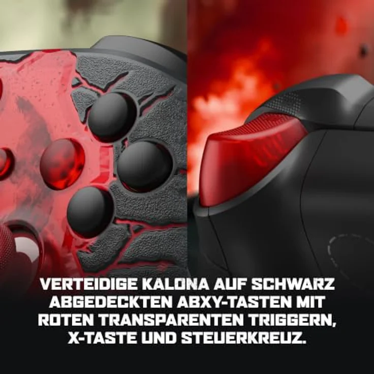 Microsoft Xbox Gears of War: E-Day Wireless Controller, kabellos, Bluetooth, Schwarz, für Xbox Series X und PC – Bild 5