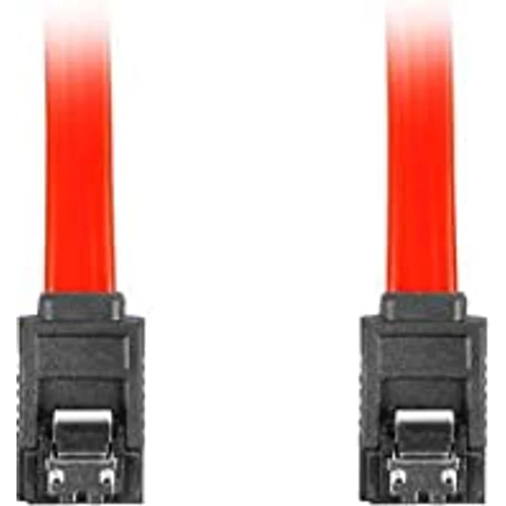 LANBERG Sara II SATA-Kabel, 30 cm, 3GB/s, weiblicher Clip mit metallischen Riegeln – Bild 2