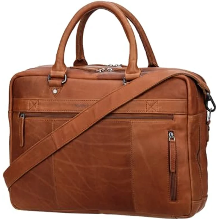 The Chesterfield Brand Boston - Aktentasche 15" 41 cm cognac, Business-Tasche mit reichhaltiger Ausstattung – Bild 2