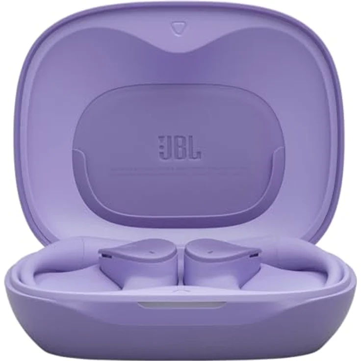 JBL Sense Lite, Open-ear Bluetooth Kopfhörer mit 32 Stunden Akkulaufzeit, lila, IP54, adaptive Bassverstärkung, Beamforming Mikrofone – Bild 7