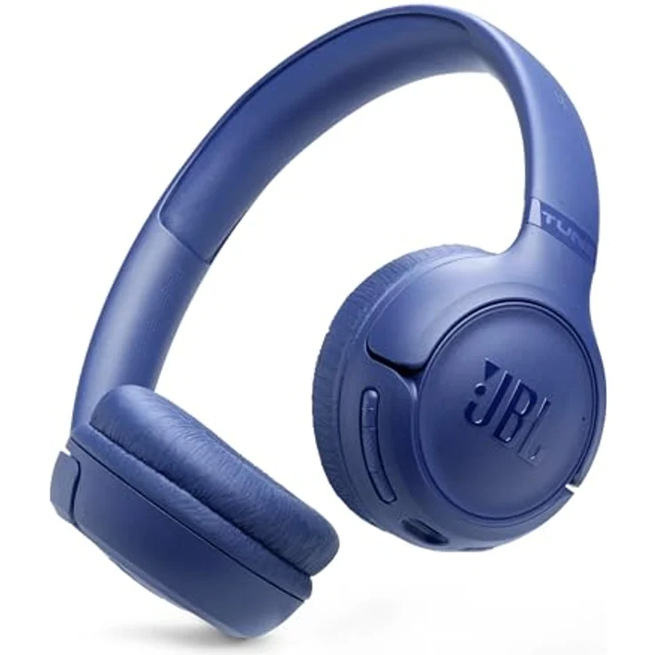 JBL Tune 530 BT, Wireless On-Ear Kopfhörer mit JBL Pure Bass Sound, bis zu 76 Stunden Musikwiedergabe, Bluetooth 6.0, faltbares Design, Google Fast Pair, Microsoft Swift Pair, Blau – Bild 2