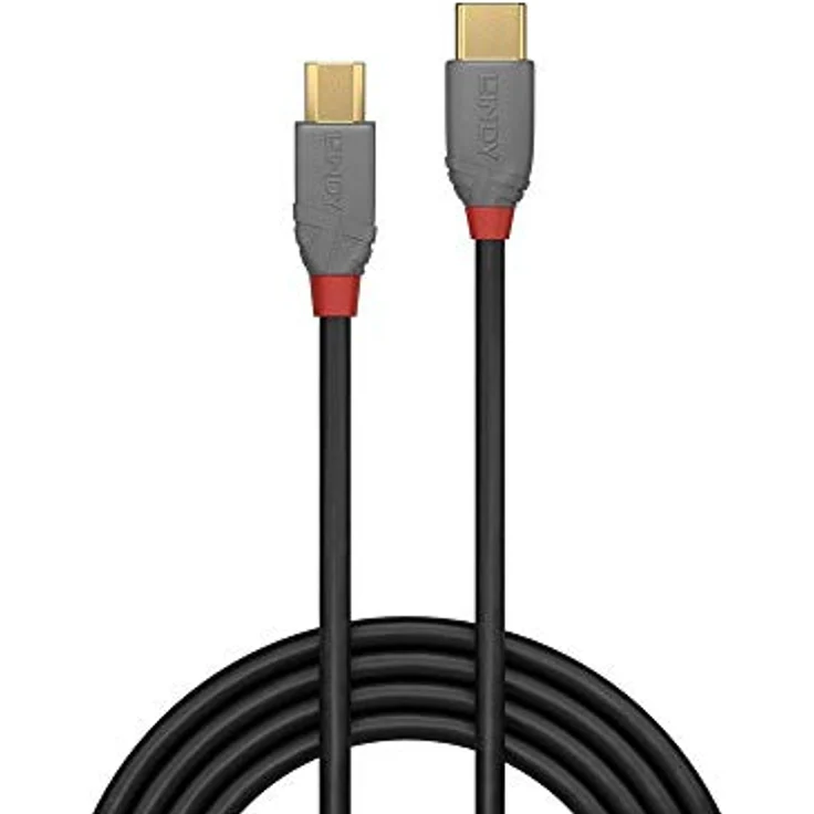 LINDY 36890 0.5m USB 2.0 Typ C an Micro-B Kabel anthrazit – Bild 2