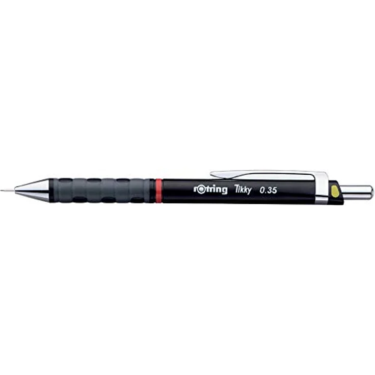 Rotring Druckbleistift Tikky S0801310, HB, schwarz, 0.35mm, 0.5mm, 0.7mm, 3 Stück – Bild 3
