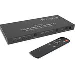 FeinTech VAX04101A HDMI eARC Pass Switch 4x1, für 3 HDMI-Quellen, Soundbar und TV Beamer 4K HDR Dolby Atmos