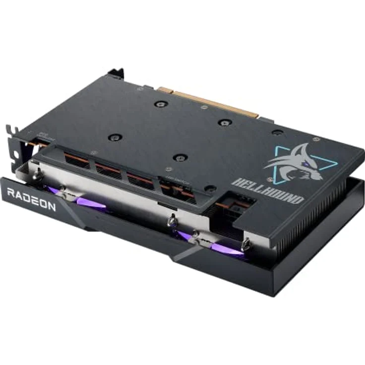 PowerColor Radeon RX 7600 Hellhound OC (8GB GDDR6/PCI Express 4.0/2695MHz/18000MHz) – Bild 3