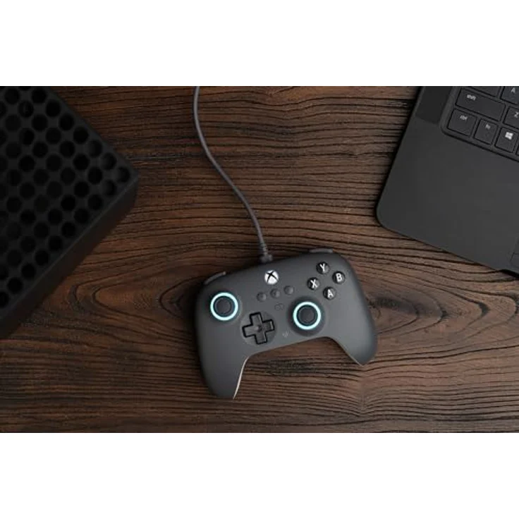 8bitdo Ultimate C, kabelgebundener Gaming Controller mit Hall-Effekt-Joysticks und Vibration, grau, kompatibel mit Xbox und Windows – Bild 9